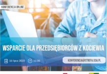 Wsparcie dla przedsiębiorców – konferencja online