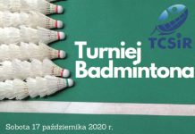 II Turniej Badmintona – 17 października