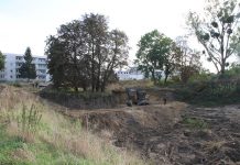 Trwa budowa kanalizacji deszczowej przy ul. Tczewskich Saperów.