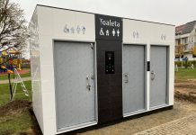 Na bulwarze nadwiślańskim stanęła automatyczna toaleta