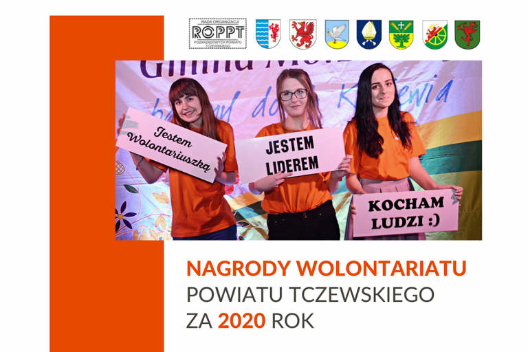 Trwa nabór kandydatów do Nagród Wolontariatu Powiatu Tczewskiego za 2020 rok