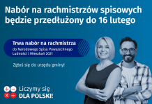 Zgłoszenia kandydatów na rachmistrzów – czekamy do 16 lutego