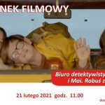 2021-02-21 Poranek filmowy Biuro detektywistyczne Rabuś z pociągu – plansza tv