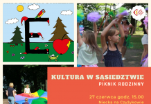 Nowy projekt CKiS – Kultura w sąsiedztwie – czyli pikniki rodzinne w przestrzeni miejskiej Tczewa!