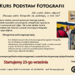 Kurs plakat informacyjny 23092021