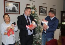 Tczewskie trojaczki z wizytą u prezydenta