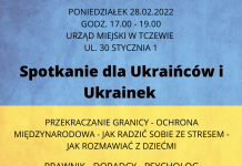 Spotkanie z obywatelami Ukrainy – 28 lutego