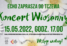 Koncert Wiosenny „Echo zaprasza do Tczewa” – 15 maja