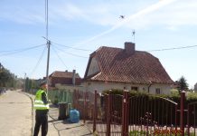 Dron antysmogowy Straży Miejskiej już lata nad Tczewem