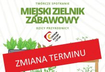 Twórcze spotkania z CKiS – Miejski zielnik zabawowy – zmiana terminu
