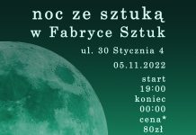 Noc ze sztuką w Fabryce Sztuk – 5 listopada