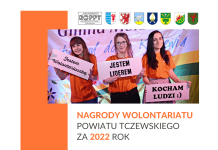 Nagrody wolontariatu powiatu tczewskiego 2022 – nabór zgłoszeń
