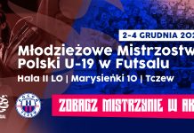 Młodzieżowe Mistrzostwa Polski Futsalu w Tczewie!