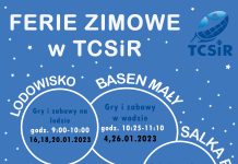 Nie masz planów na ferie? TCSiR spieszy z pomocą?