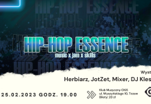 Hip Hop Essence vol.2 – Herbiarz, JotZet, Mixer, DJ Kleszcz – 25 lutego