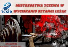 Mistrzostwa Tczewa w wyciskaniu sztangi leżąc – 15 kwietnia