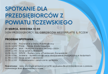 Spotkanie dla przedsiębiorców z powiatu tczewskiego – 21 marca