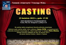 Casting na aktora Teatru TUTW – 25 kwietnia