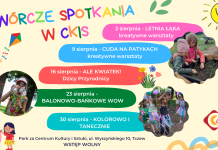 Twórcze spotkania w CKiS – każda środa sierpnia
