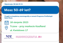 Bezpłatne badania mammograficzne LUX MED w sierpniu – Gniew i Tczew