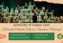Koncert w parku za CKiS – Harcerska Orkiestra Dęta – 10 września
