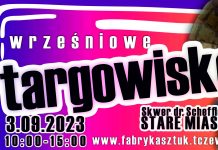 Wrześniowe targowisko – zapraszamy wystawców