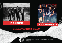 DANGER i KILLUMINATI – koncert 21 października