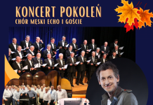 Koncert pokoleń – Chór Męski Echo z udziałem gości: Macieja Miecznikowskiego, The Law, Chóru Męskiego Harmonia  – 22 października