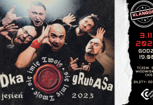 Łydka Grubasa – jesienna trasa 2023 | Support Klangor – koncert 3 listopada