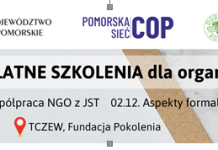 Bezpłatne szkolenia COP dla organizacji w Tczewie
