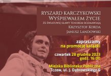 Promocja książki Ryszard Karczykowski. Wyśpiewałem życie