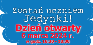 Dzień Otwarty w Szkole Podstawowej nr 1 – 6 marca