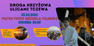 Droga krzyżowa ulicami Tczewa – 22 marca