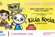 Kicia Kocia w przedszkolu – Poranek Filmowy Przyjazny Sensorycznie – 5 maja