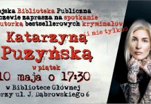 Katarzyna Puzyńska w Bibliotece – 10 maja