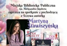 Spotkanie z Martyną Stawiszyńską – 16 lipca w MBP