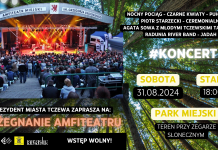 Koncert na pożegnanie Amfiteatru – 31 sierpnia