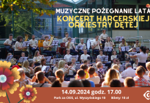 Muzyczne pożegnanie lata z Harcerską Orkiestrą Dętą – 14 września