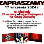 Zaproszenie na 17 września 2024