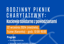 Rodzinny piknik charytatywny. Dochód trafi do powodzian – 22 września