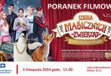 „Szkoła magicznych zwierząt. Tajemnica szkolnego podwórka” – Poranek Filmowy Przyjazny Sensorycznie – projekcja filmowa dla dzieci 3 listopada