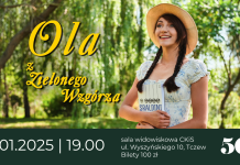 Olka Szczęśniak w nowym programie ”Ola z Zielonego Wzgórza” – stand-up – 10 stycznia