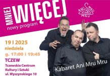 KABARET ANI MRU-MRU w premierowym programie „Mniej więcej” – 19 stycznia