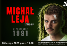 Michał Leja w programie „1991” – stand-up 26 lutego