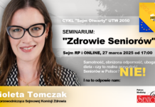 Seminarium „Zdrowie seniorów” – 27 marca