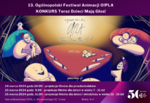 13. Ogólnopolski Festiwal Animacji O!PLA – projekcje filmów 24-25 marca w CKiS