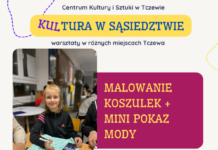 Kultura w sąsiedztwie – warsztaty/malowanie koszulek + mini pokaz mody – 24 kwietnia