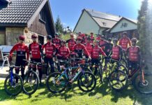 Wiosenne zgrupowanie Grupy Kolarskiej Gryf Tczew