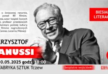 Biesiada literacka z Krzysztofem Zanussim – 10 maja