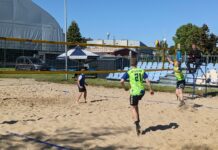 Miejskie Igrzyska Młodzieży Szkolnej w siatkówce plażowej – młodzież rywalizowała na piasku